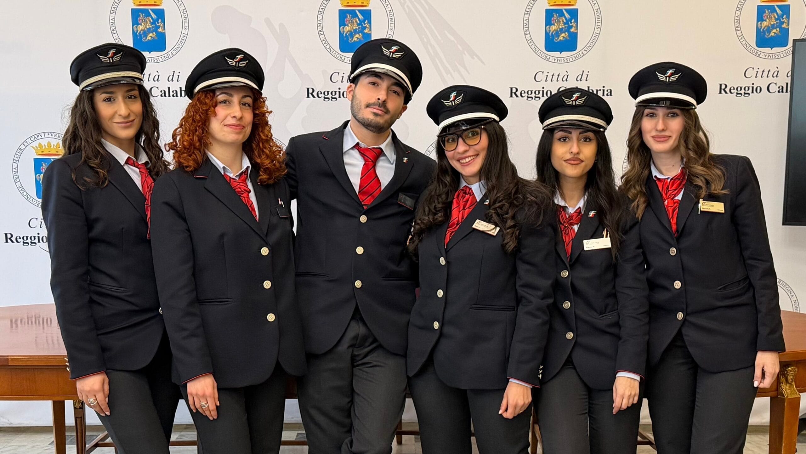 Alcuni giovani capotreno
