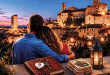 L'immagine della locandina della notte romantica dei borghi più belli d'italia
